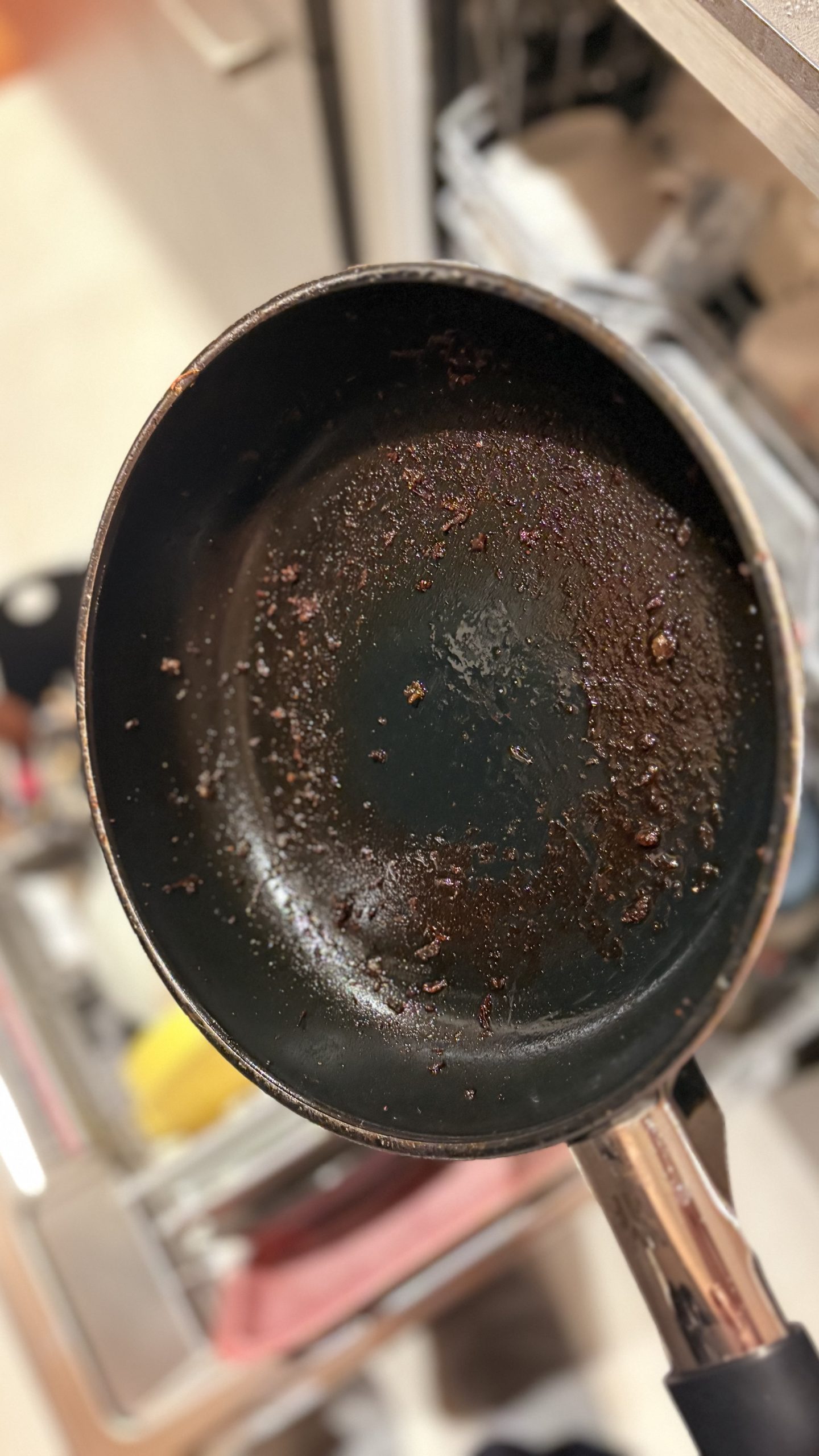 ボッシュ食洗機で洗ったフライパンのビフォーアフター